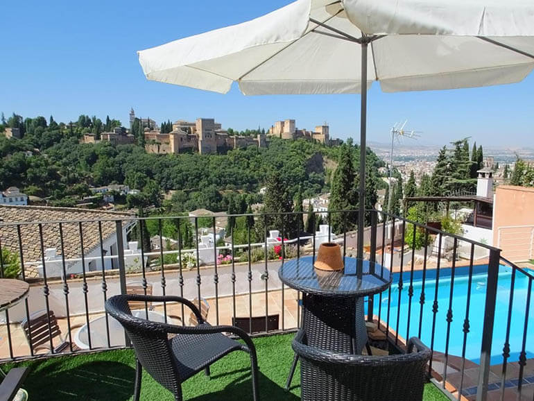 apartamento con vistas a la Alhambra