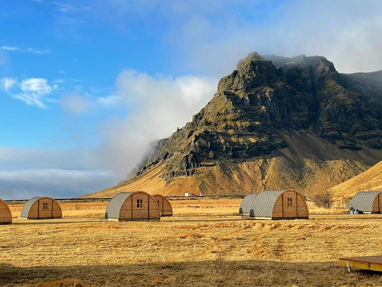 alojamientos diferentes en Islandia
