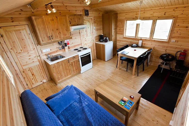 cabañas en vik islandia