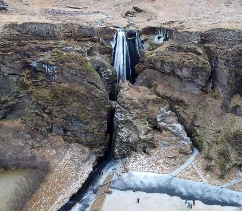 cascadas del sur de Islandia