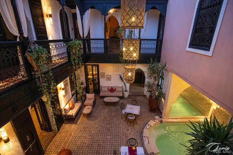 riads en el centro de Marrakech