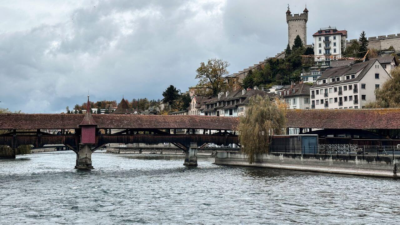 Puente Spreuer en Lucerna Puente Spreuer en Lucerna