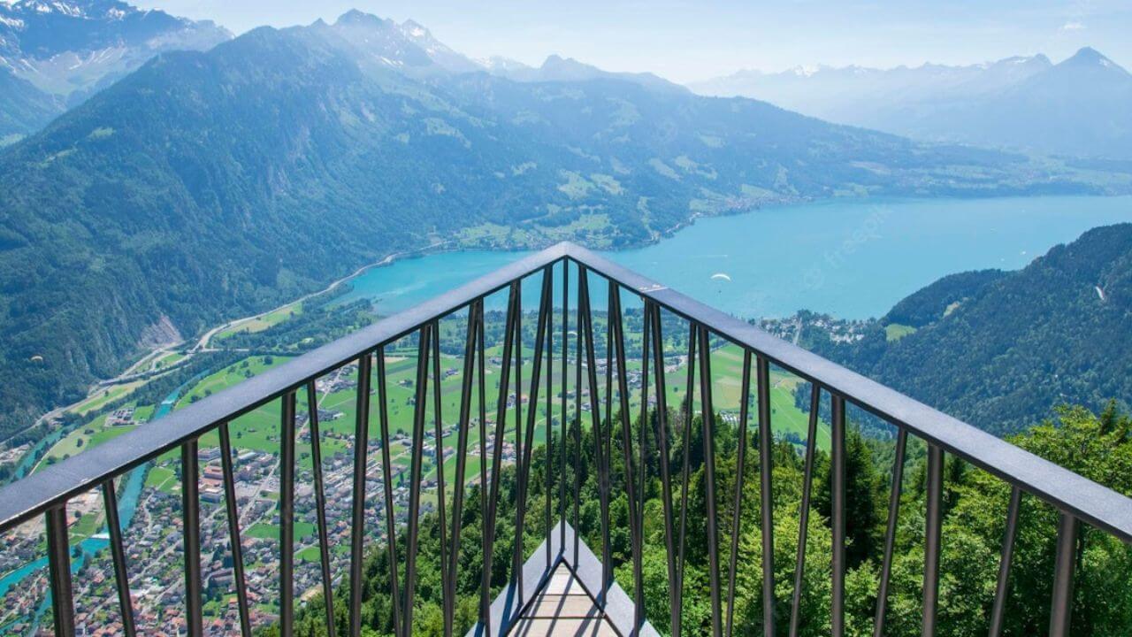 subir al Harder Kulm