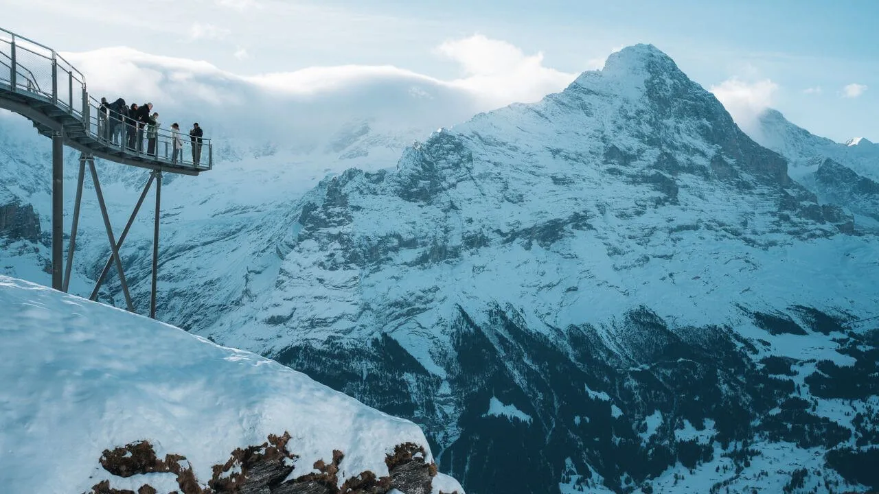Grindelwald First en invierno